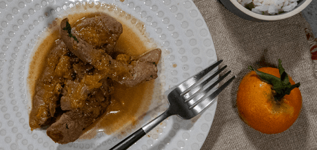 Aiguillettes de Canard aux clémentines