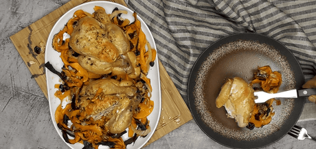 Coquelets et Potimarrons rôtis