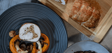 Filet de Dinde farcie à la châtaigne