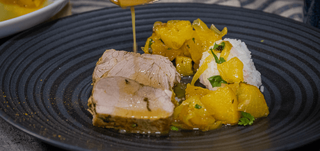 Filet Mignon rôti à l'ananas