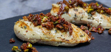 Filets de Poulet garniture bruschetta
