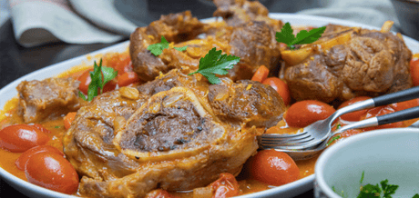 Osso Bucco de Veau à la Milanaise