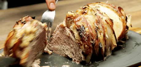 Rôti de Veau façon Orloff aux Poires