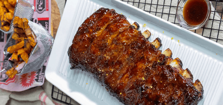 Travers de Porc glaçage Yakitori