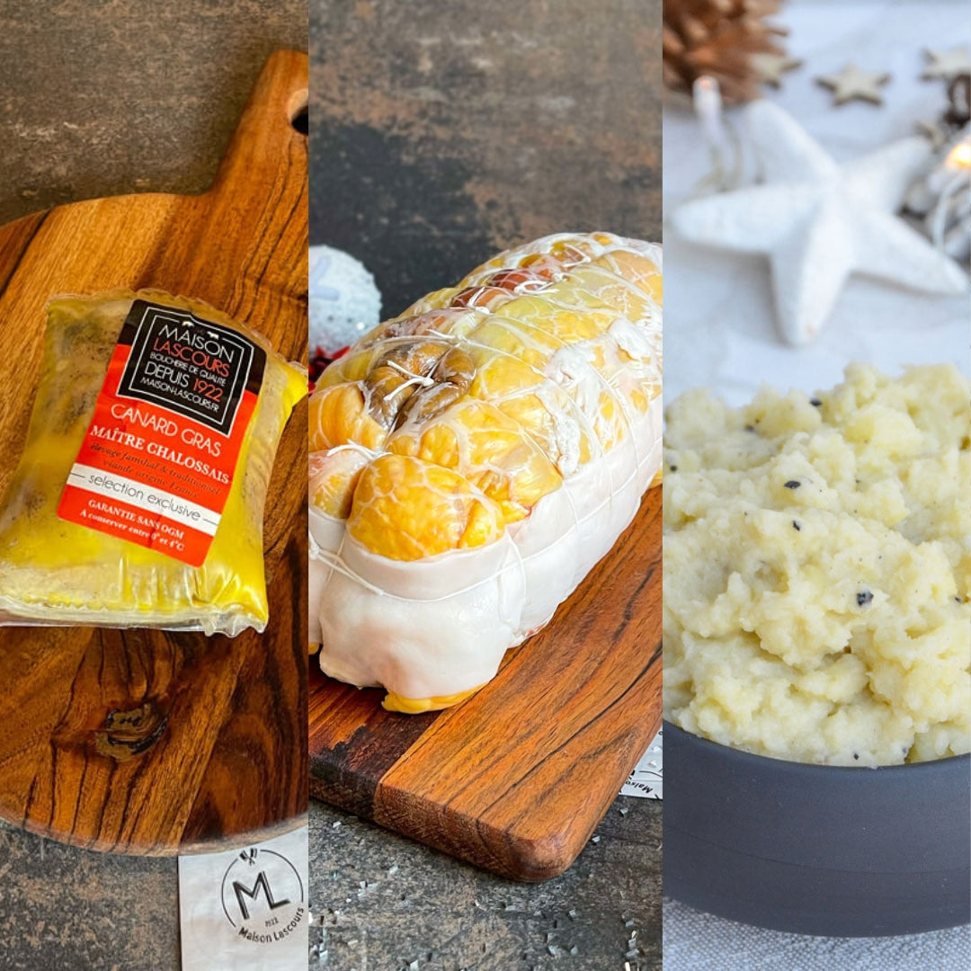 Menu Gourmand Rôti de Chapon Foie Gras - 8 Personnes