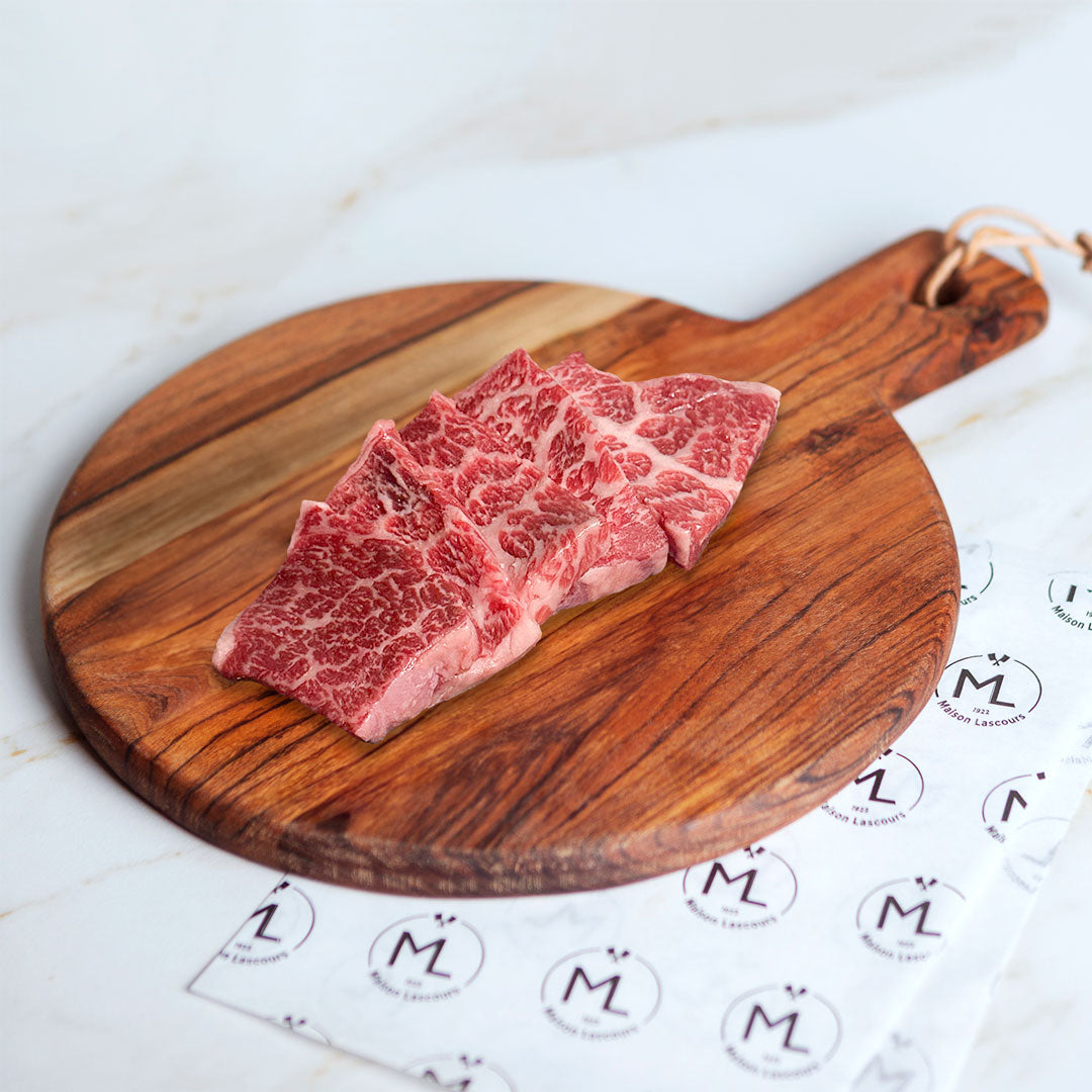 Bœuf Wagyu découpe Japonaise