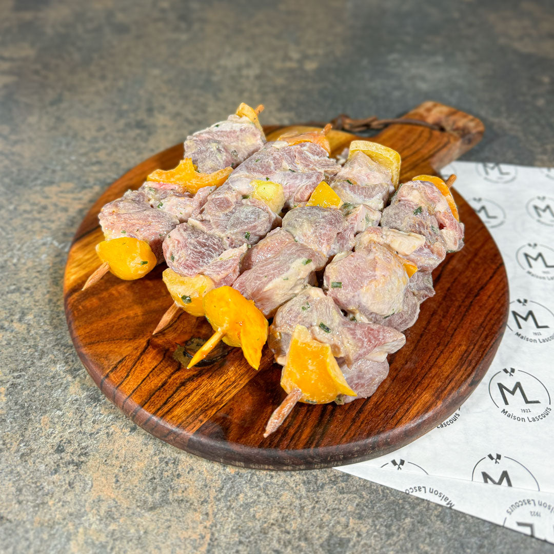 Brochette de Veau Crème Girolles