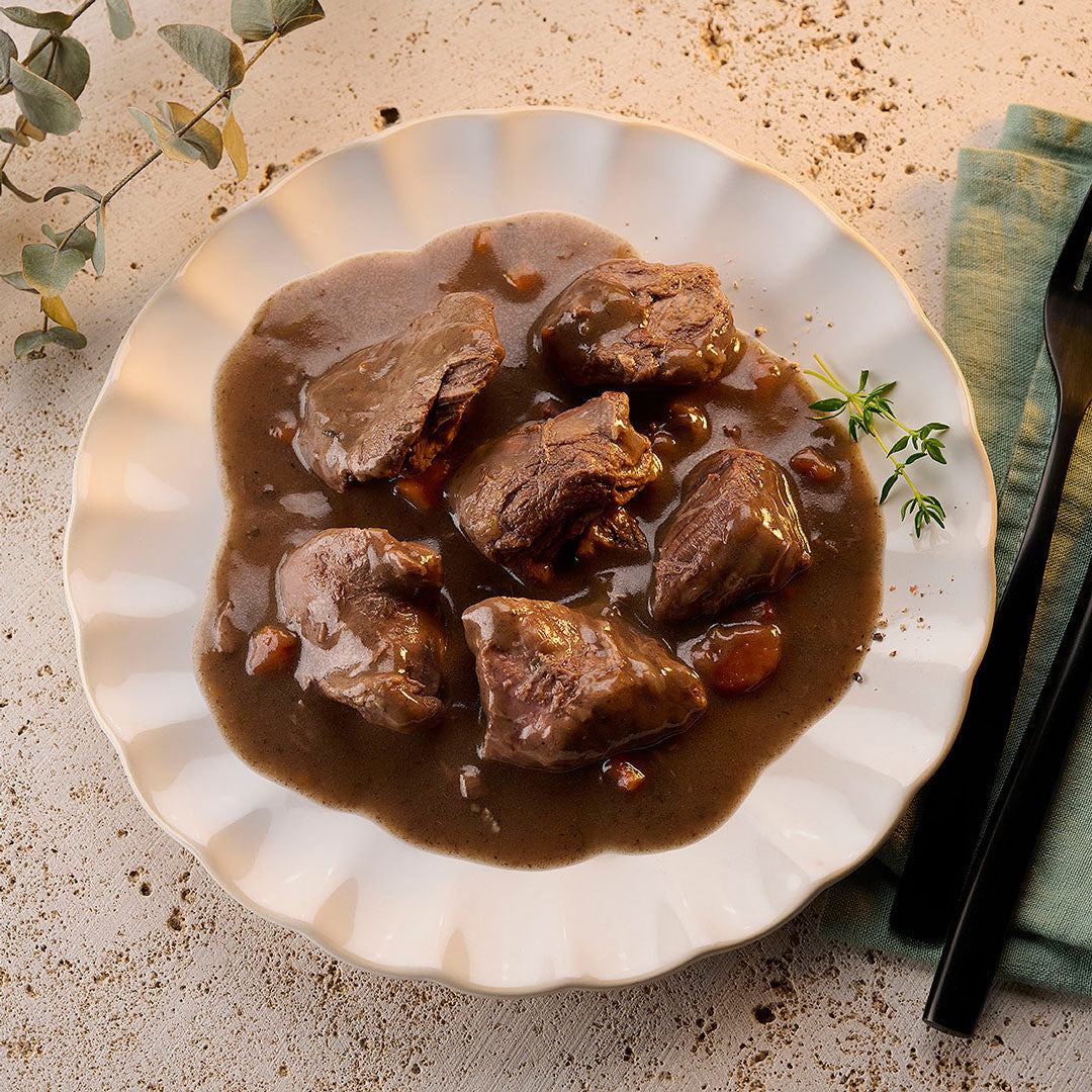 Civet de Chevreuil sauce Grand Veneur
