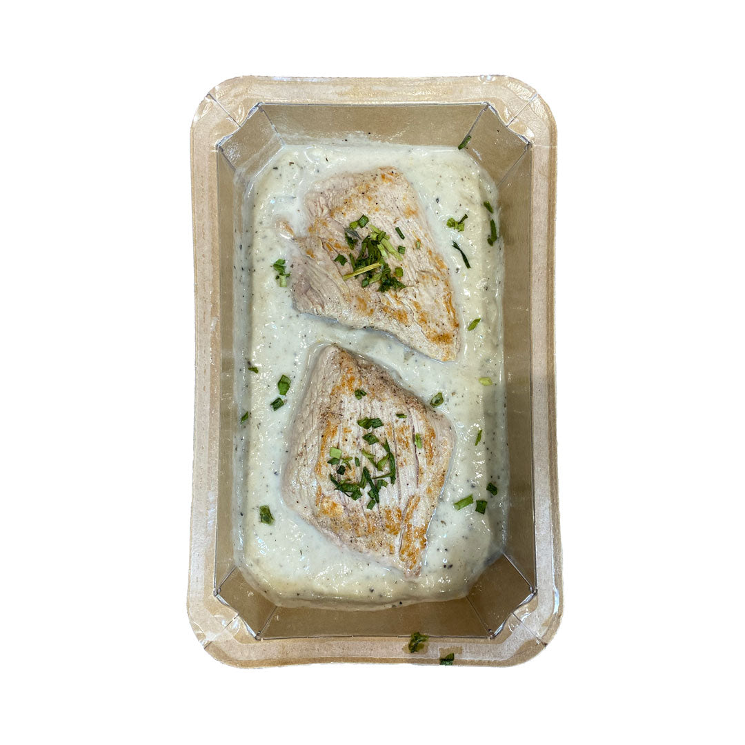 Médaillon de Veau sauce Suprême à la Truffe