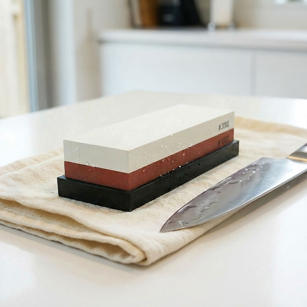 Pierre à aiguiser Wusaki 2 faces grains 1000 / 3000