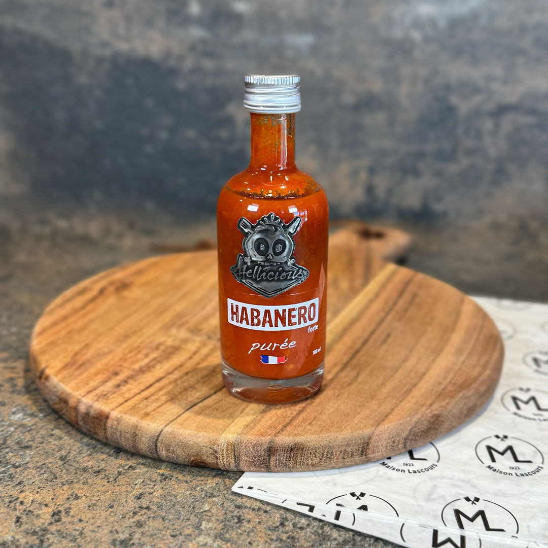 Purée de piment Habanero (fort) - Hellicious