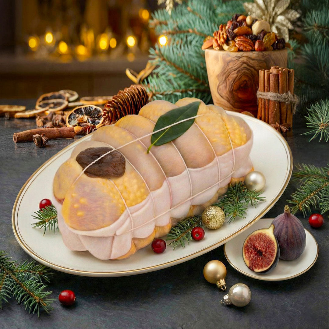 Rôti de Chapon farci aux Figues