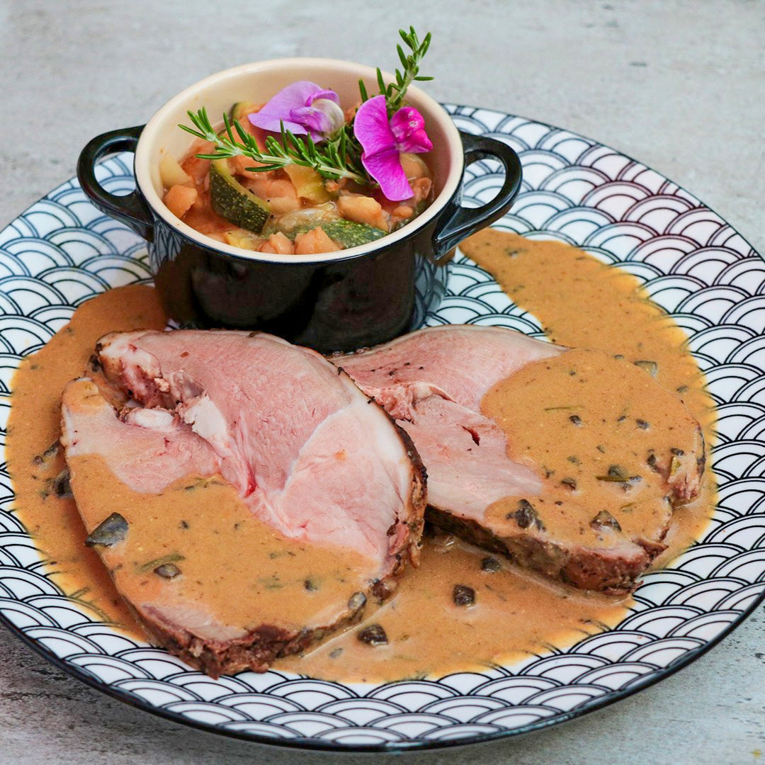 Tranches de Gigot d'Agneau avec Os