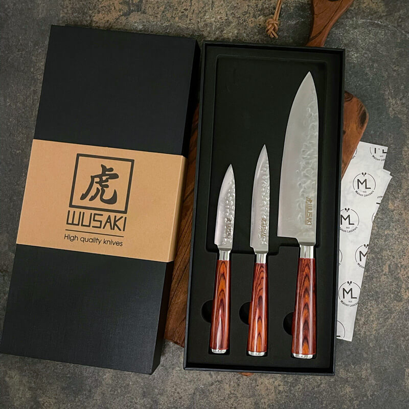 Coffret couteaux Wusaki Pakka