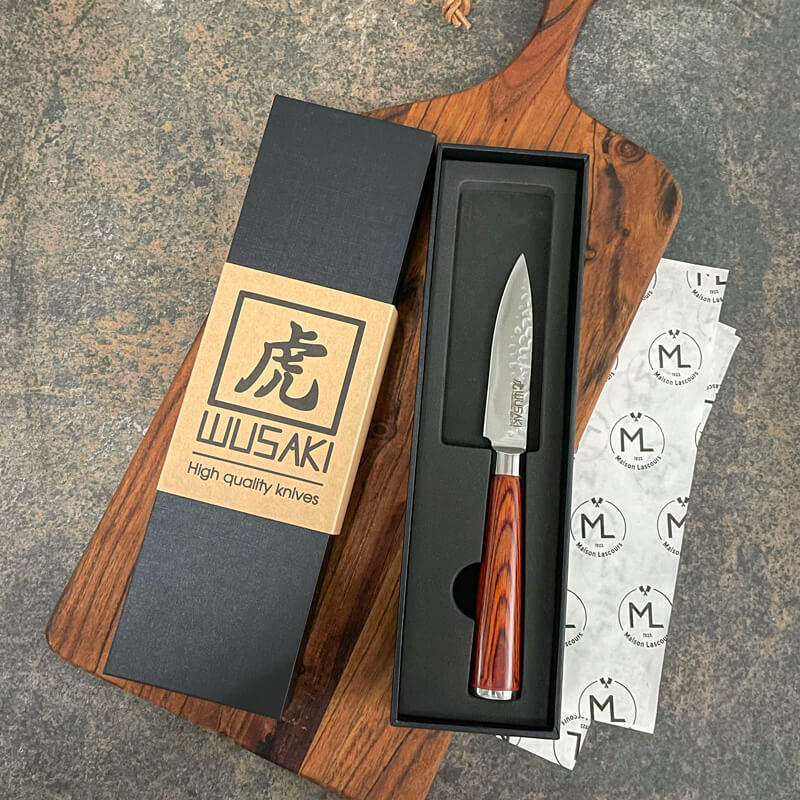 Couteau d'Office 9cm Pakka - Wusaki