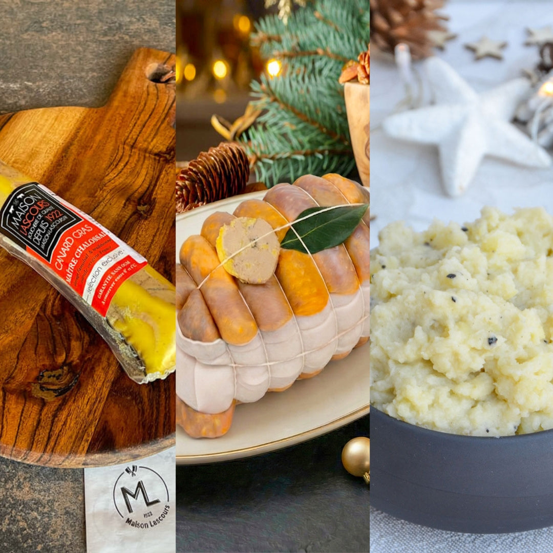 Menu Gourmand Rôti de Pintade au Foie Gras - 4 Personnes