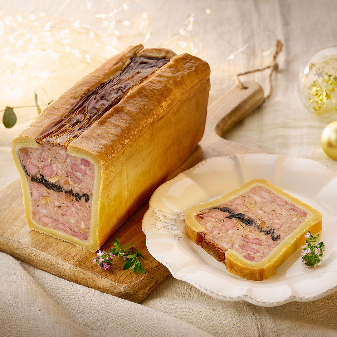 Pâté en Croûte de Chapon aux Trompettes de la mort
