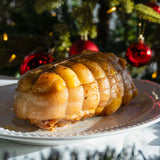 Rôti de Chapon précuit farci aux Champignons Forestiers (Demi Chapon)