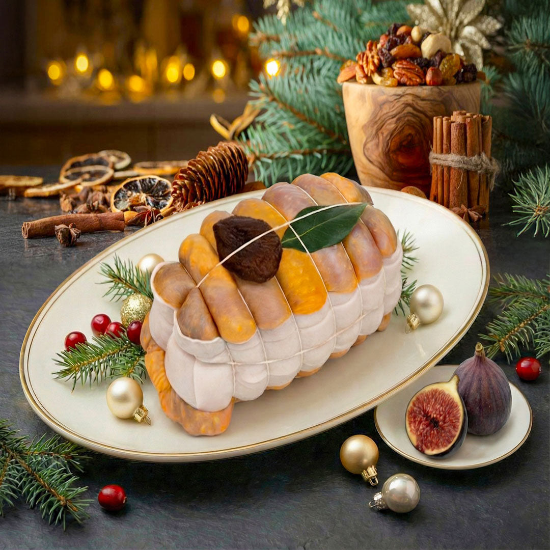 Rôti de Pintade farcie aux Figues