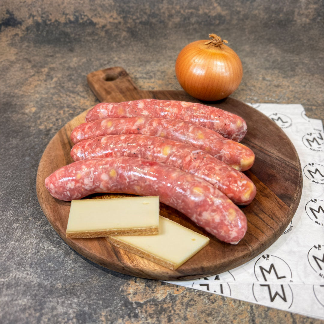 Saucisse Raclette Oignon Confit